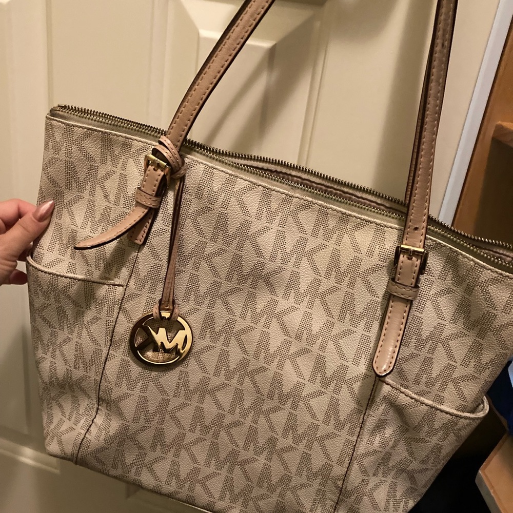 Michael Kors Cream colored bag